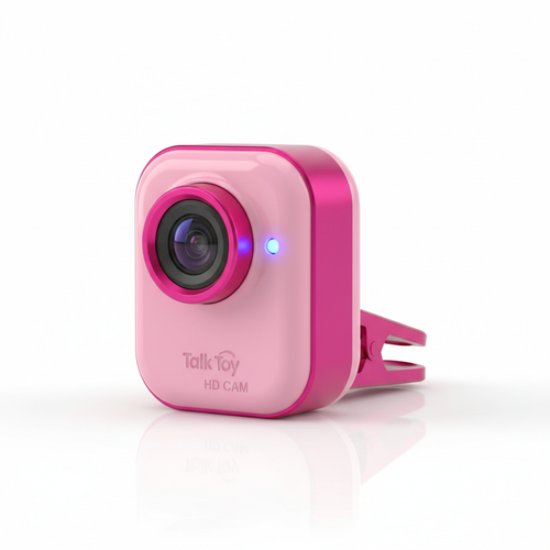 Minicámara HD Talk Toy fondo blanco
